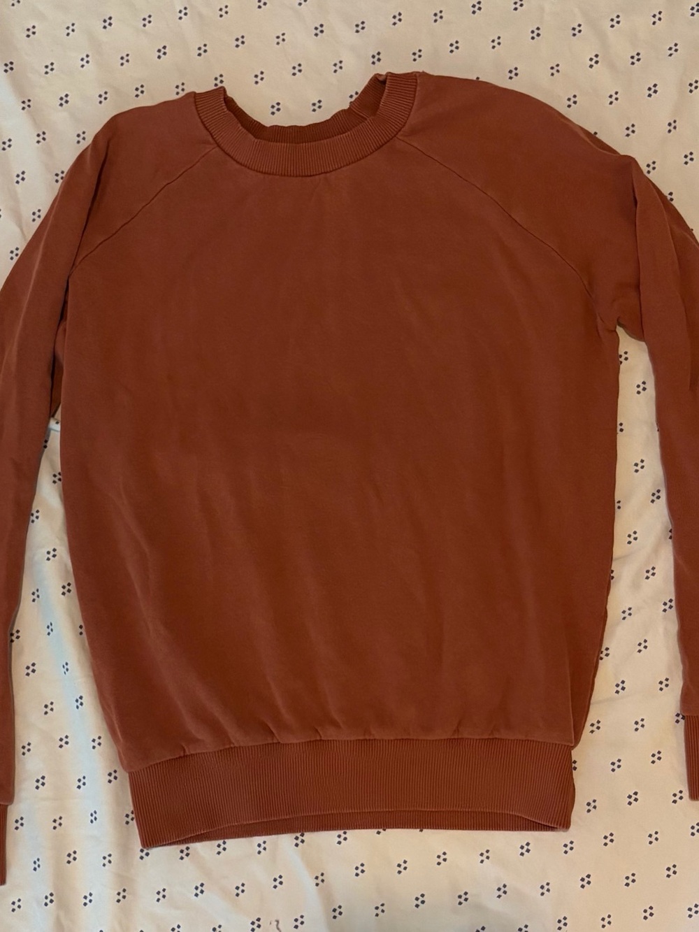 Jungmaven Hemp Women’s Red/Rust Alpine Raglan Crewneck Sweatshirt